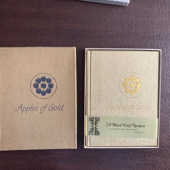Vintage BOOKS "Wings of Silver" & "Apples of Gold" Words of Wisdom Set (RARE) - Picture 8 of 12